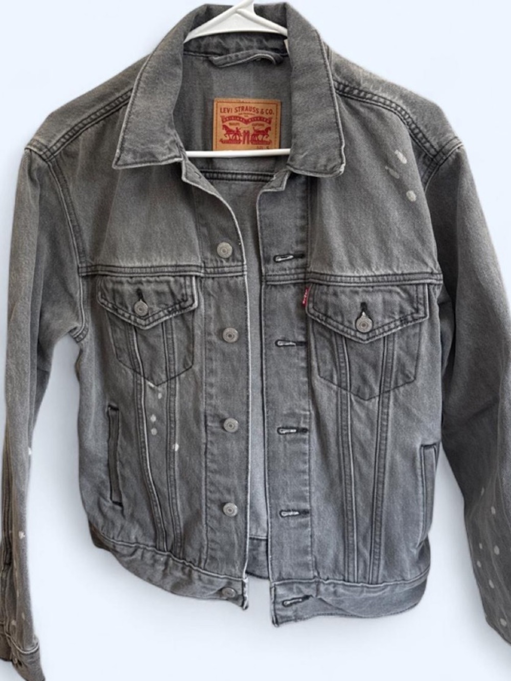 Levi's Women's Washed Gray Denim Jacket